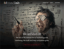 Tablet Screenshot of madlab.com