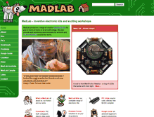 Tablet Screenshot of madlab.org